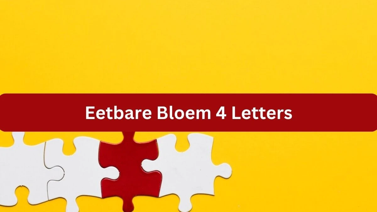 Eetbare Bloem 4 Letters Cryptogrammen