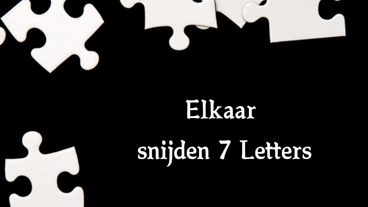 Elkaar snijden 7 Letters