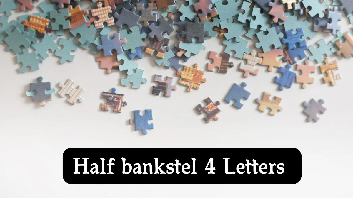 Half bankstel 4 Letters