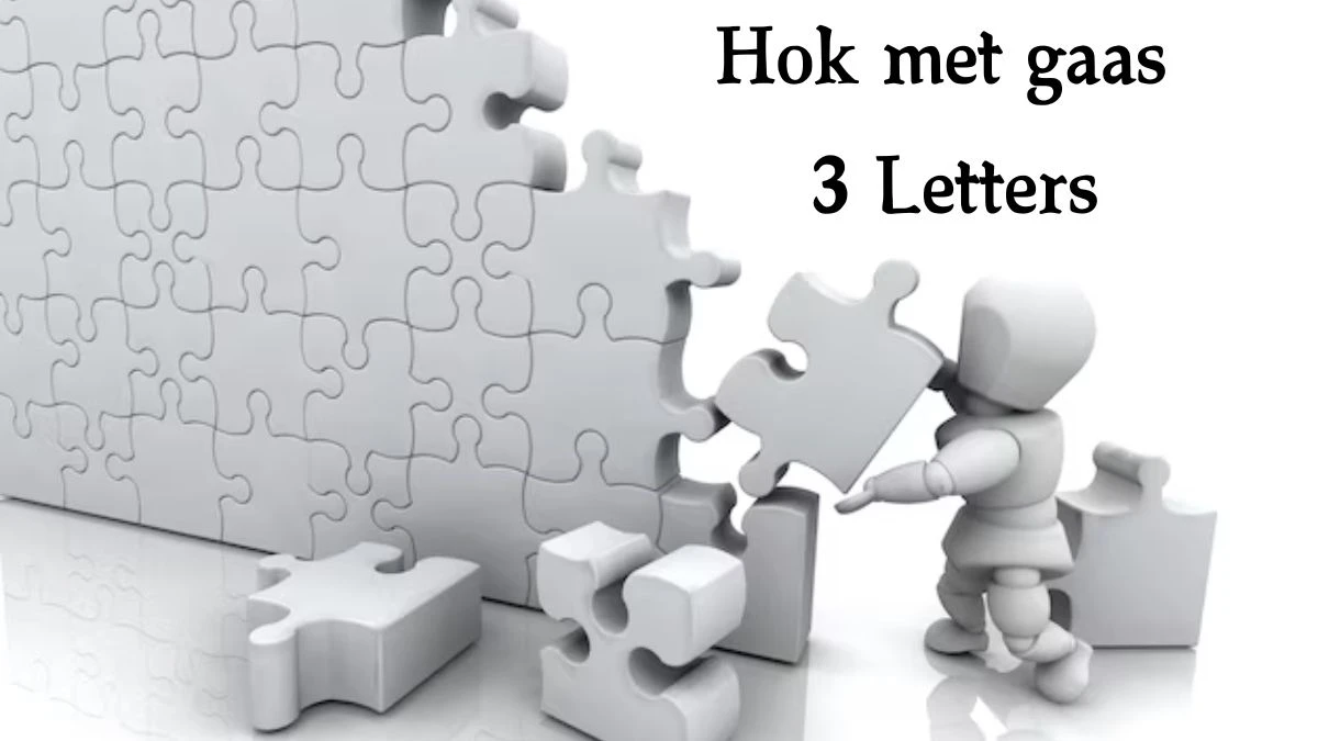 Hok met gaas 3 Letters