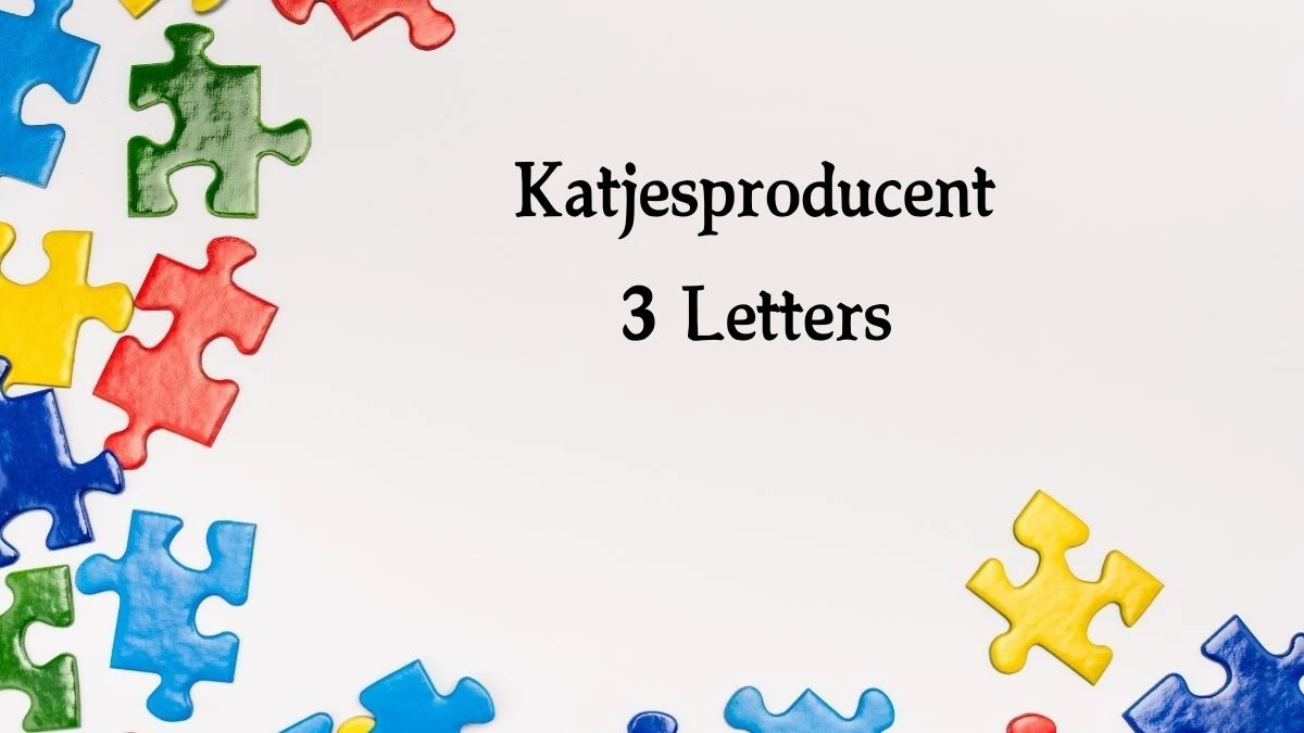 Katjesproducent 3 Letters