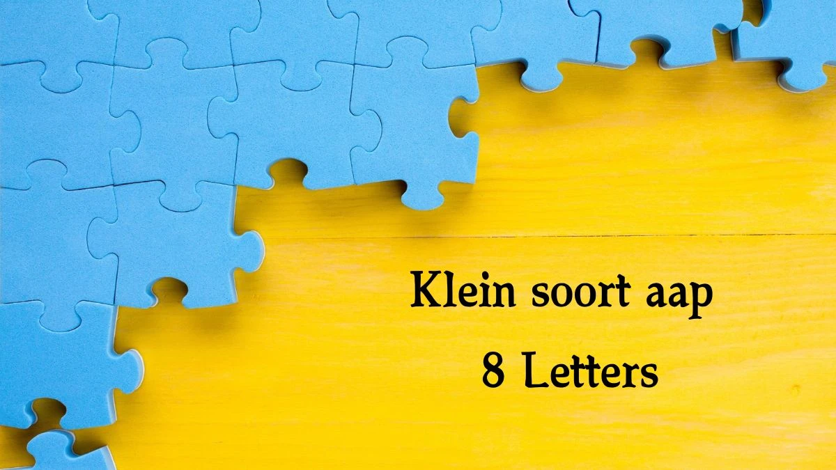 Klein soort aap 8 Letters