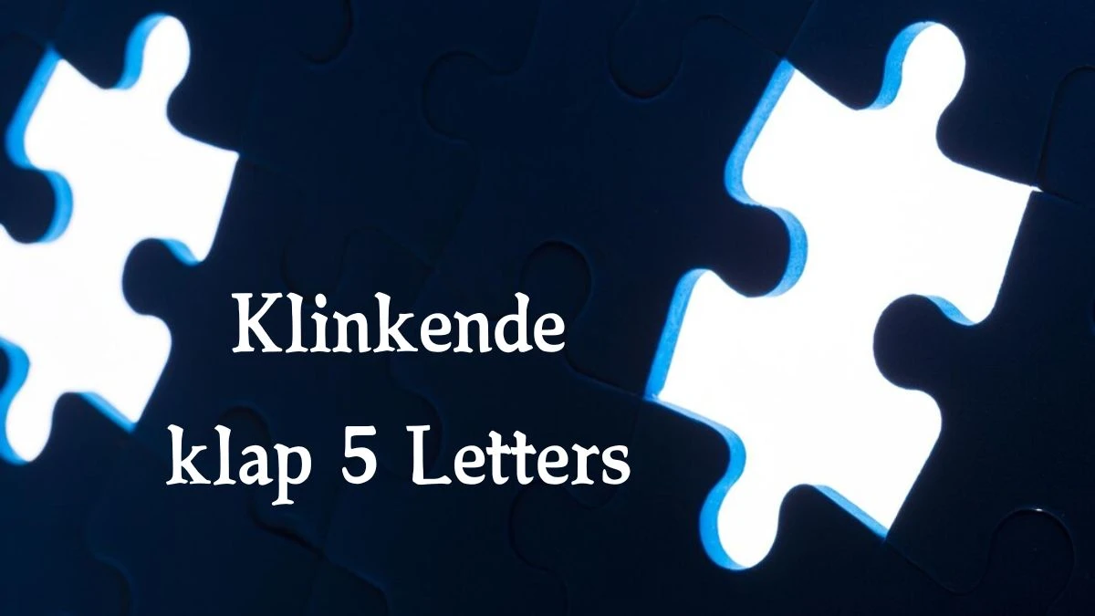 Klinkende klap 5 Letters