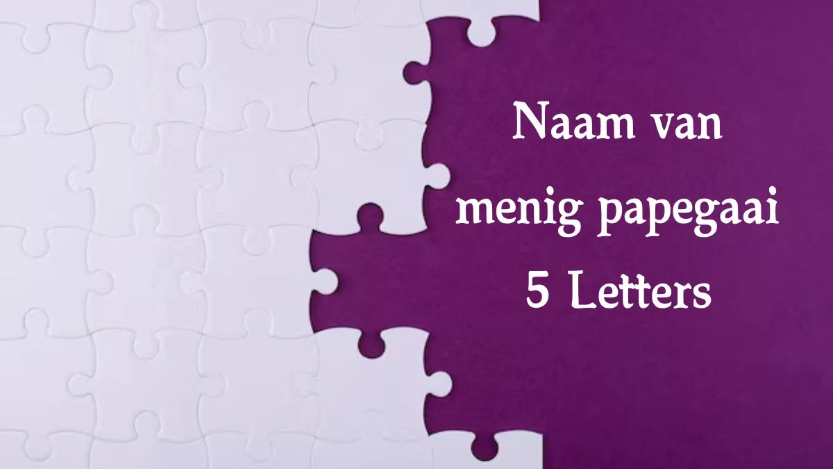 Naam van menig papegaai 5 Letters