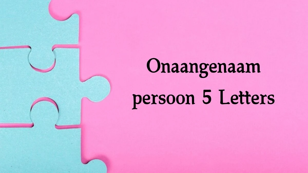 Onaangenaam persoon 5 Letters