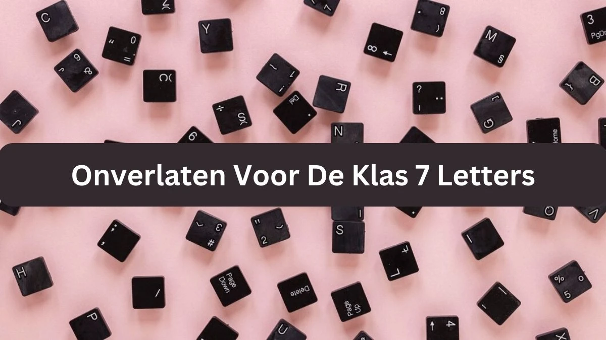 Onverlaten Voor De Klas 7 Letters Cryptogrammen