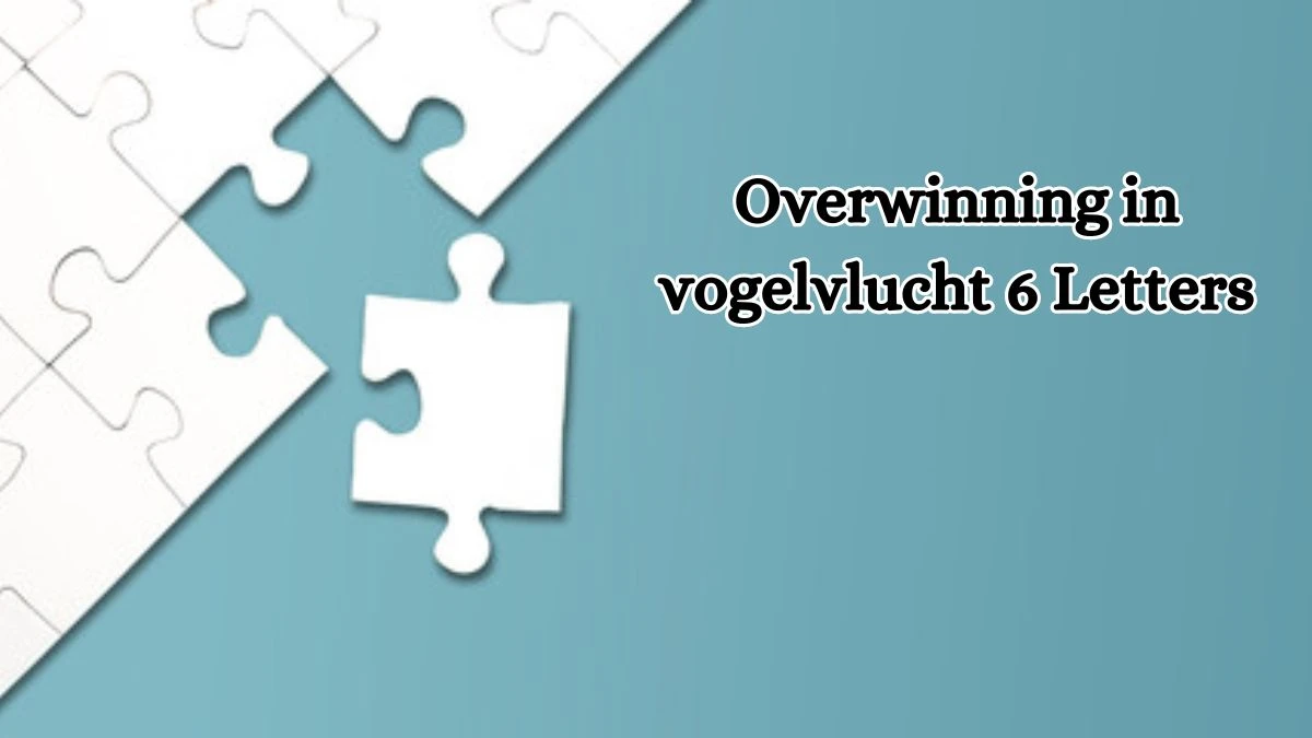 Overwinning in vogelvlucht 6 Letters Cryptogrammen