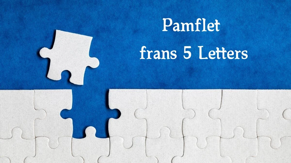 Pamflet frans 5 Letters