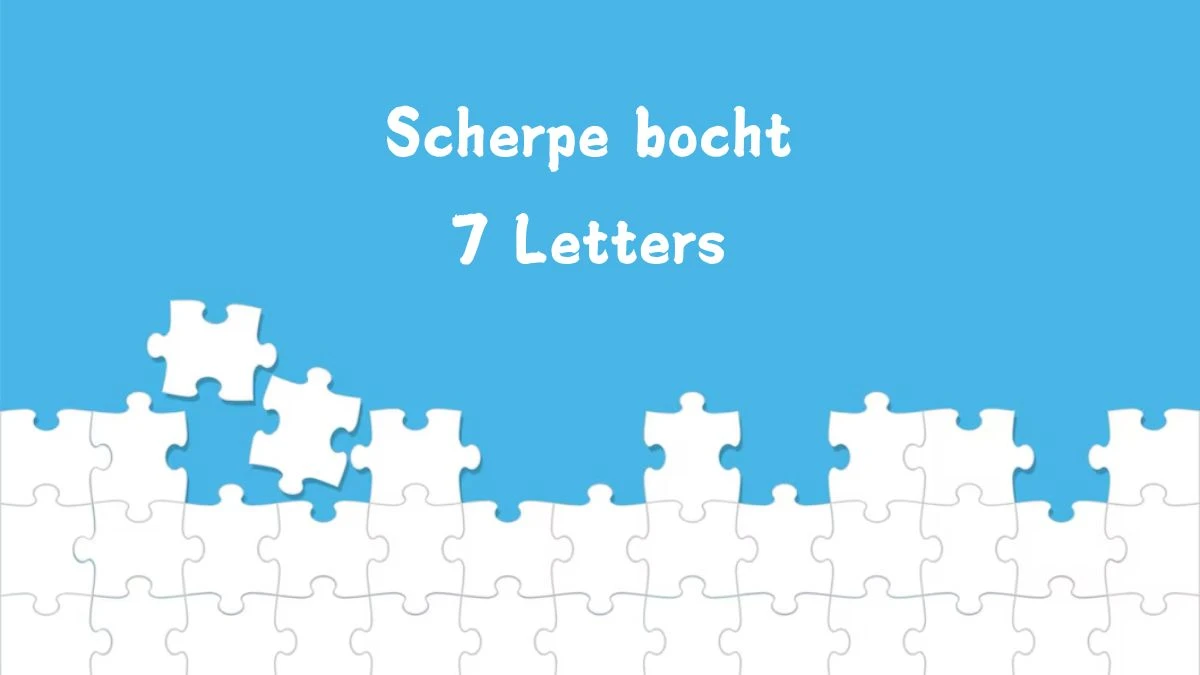 Scherpe bocht 7 Letters