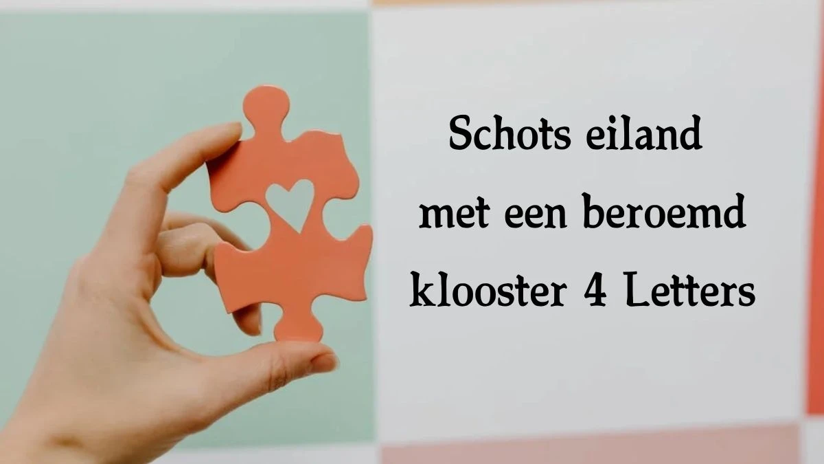 Schots eiland met een beroemd klooster 4 Letters