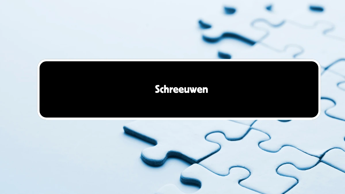 Schreeuwen 6 Letters Cryptogrammen