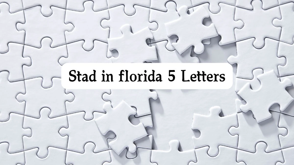 Stad in Florida 5 Letters