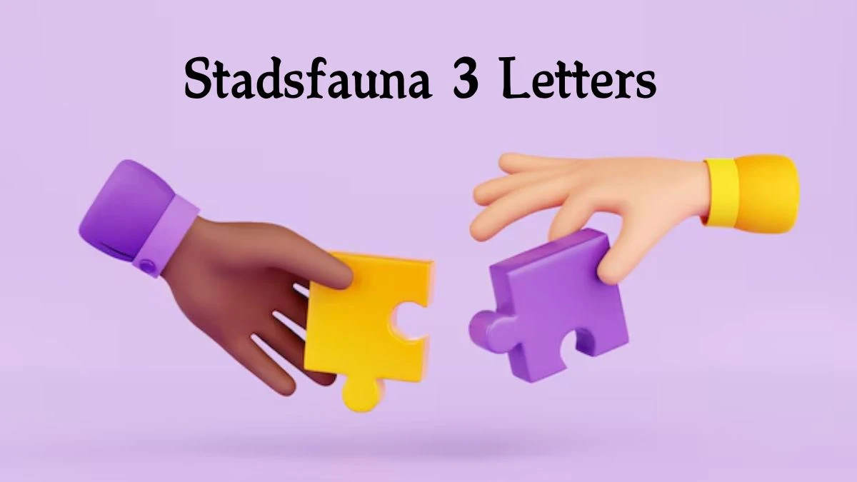 Stadsfauna 3 Letters