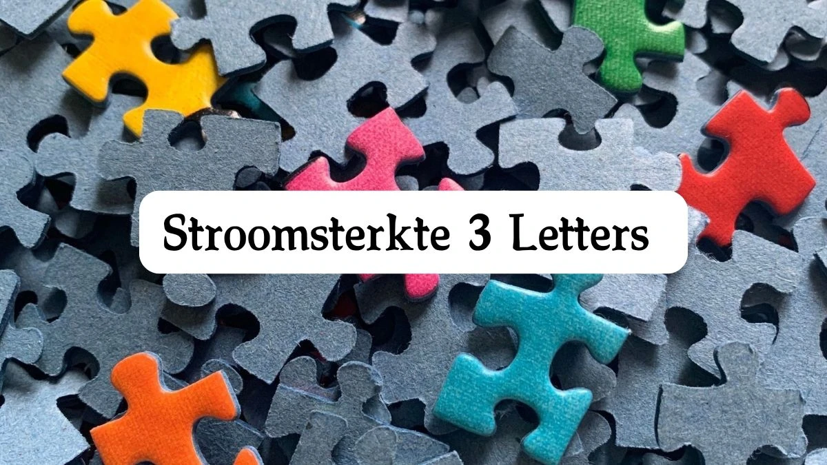 Stroomsterkte 3 Letters