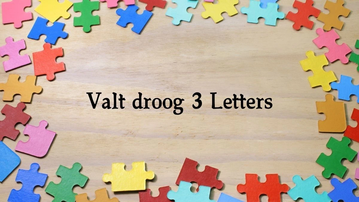 Valt droog 3 Letters