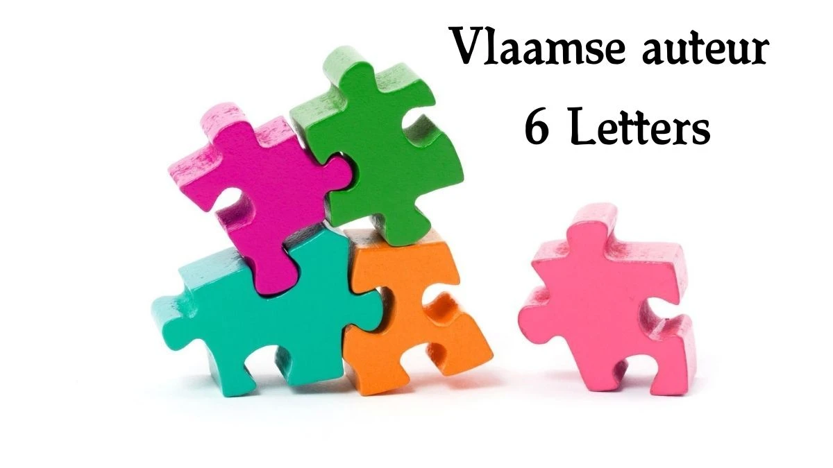 Vlaamse auteur 6 Letters