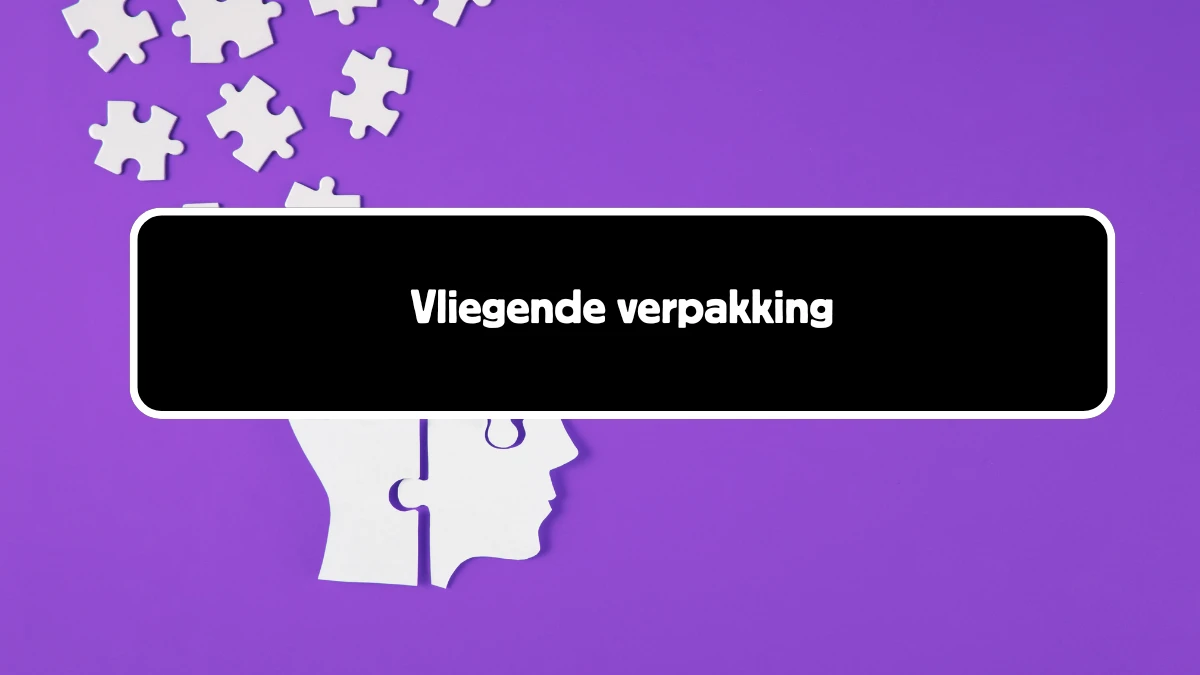 Vliegende verpakking 4 Letters Cryptogrammen