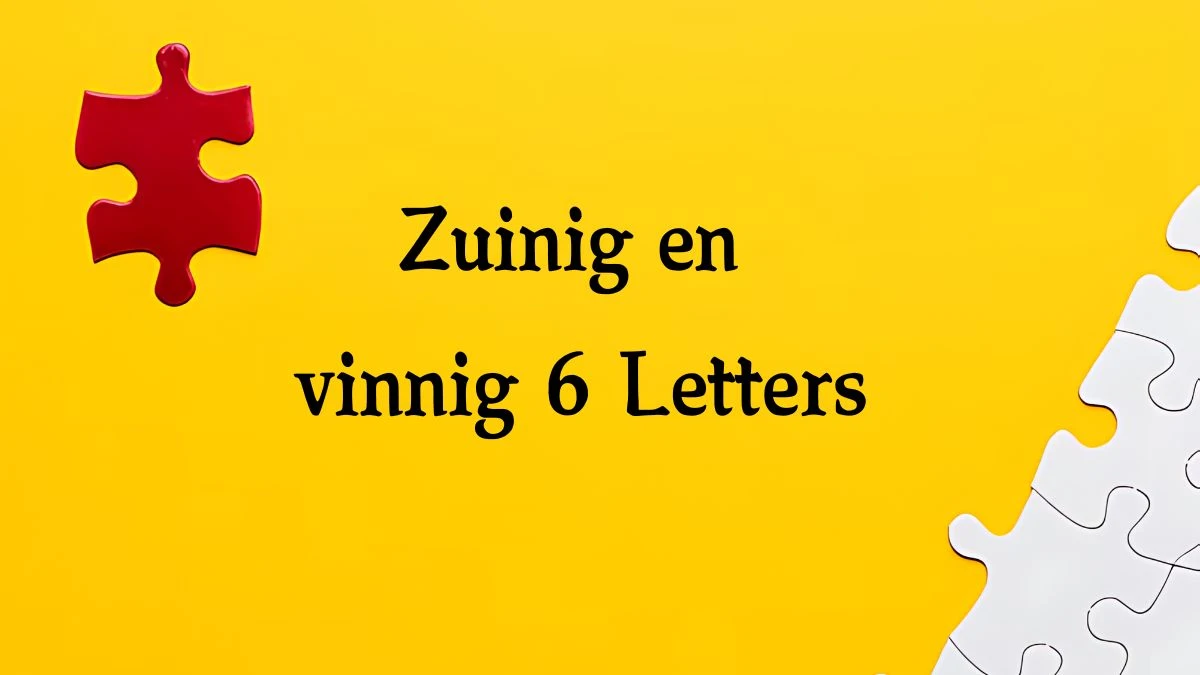 Zuinig en vinnig 6 Letters Cryptogrammen