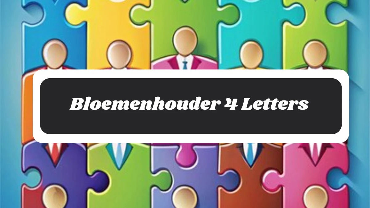 Bloemenhouder 4 Letters