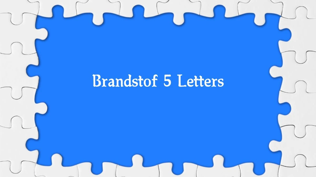 Brandstof 5 Letters