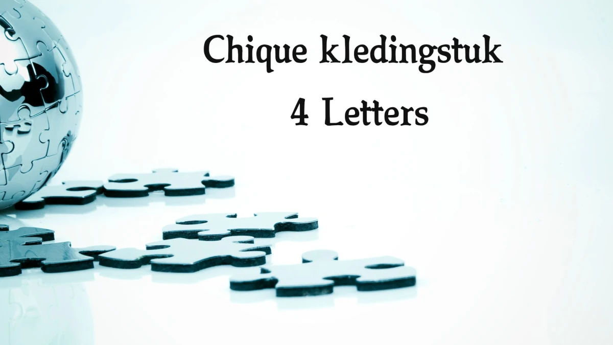 Chique kledingstuk 4 Letters