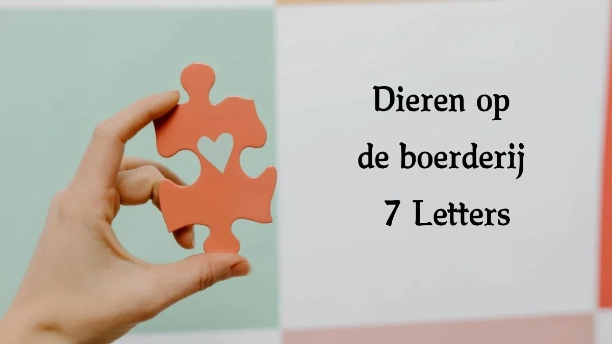 Dieren op de boerderij 7 Letters