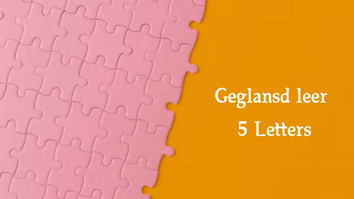 Geglansd leer 5 Letters