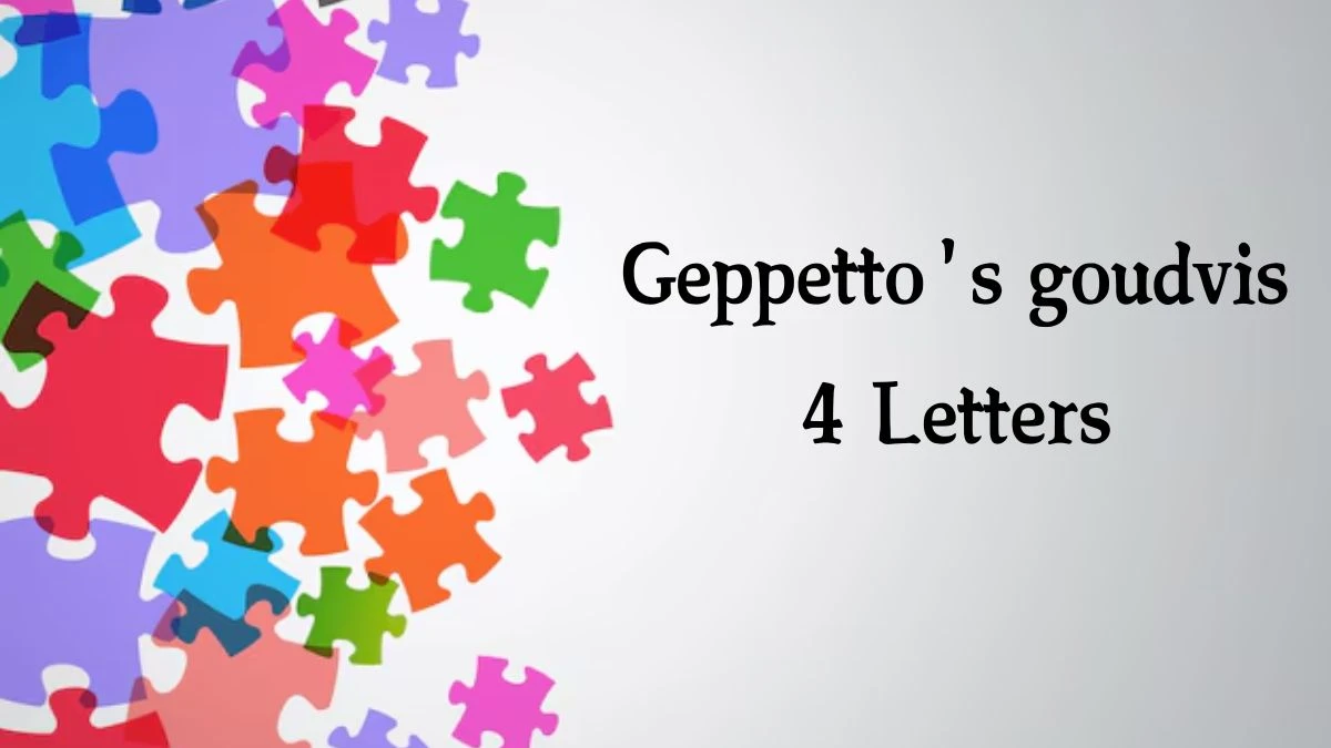 Geppetto's goudvis 4 Letters