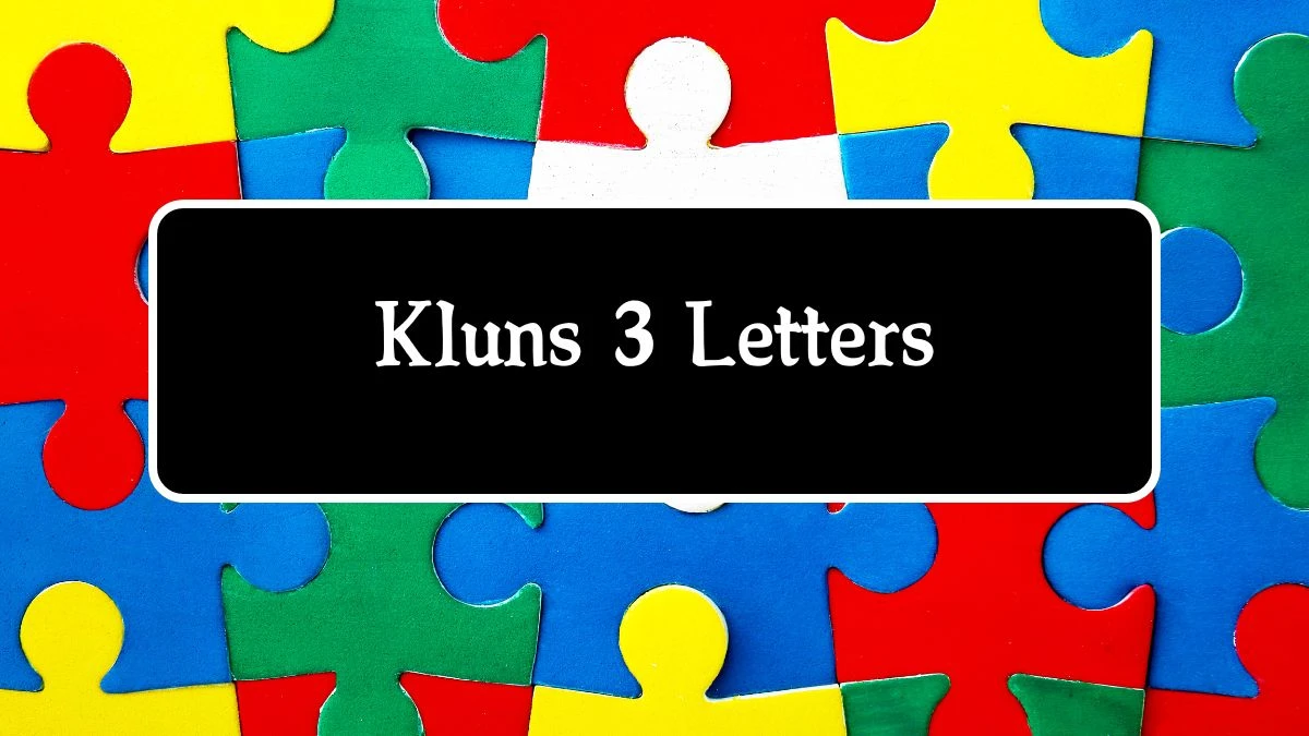 Kluns 3 Letters