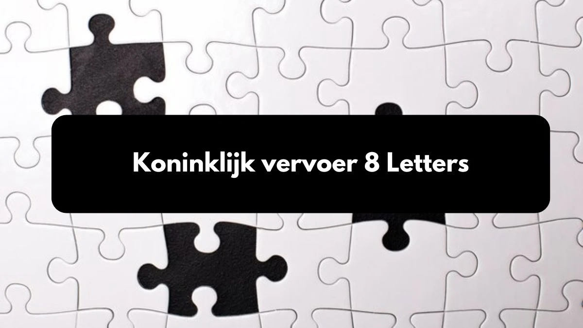 Koninklijk vervoer 8 Letters