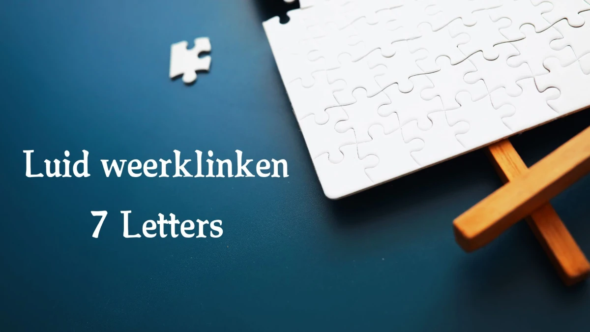 Luid weerklinken 7 Letters