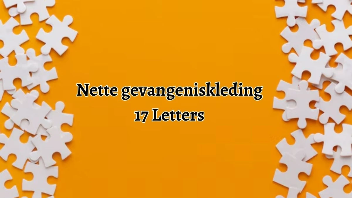 Nette gevangeniskleding 17 Letters