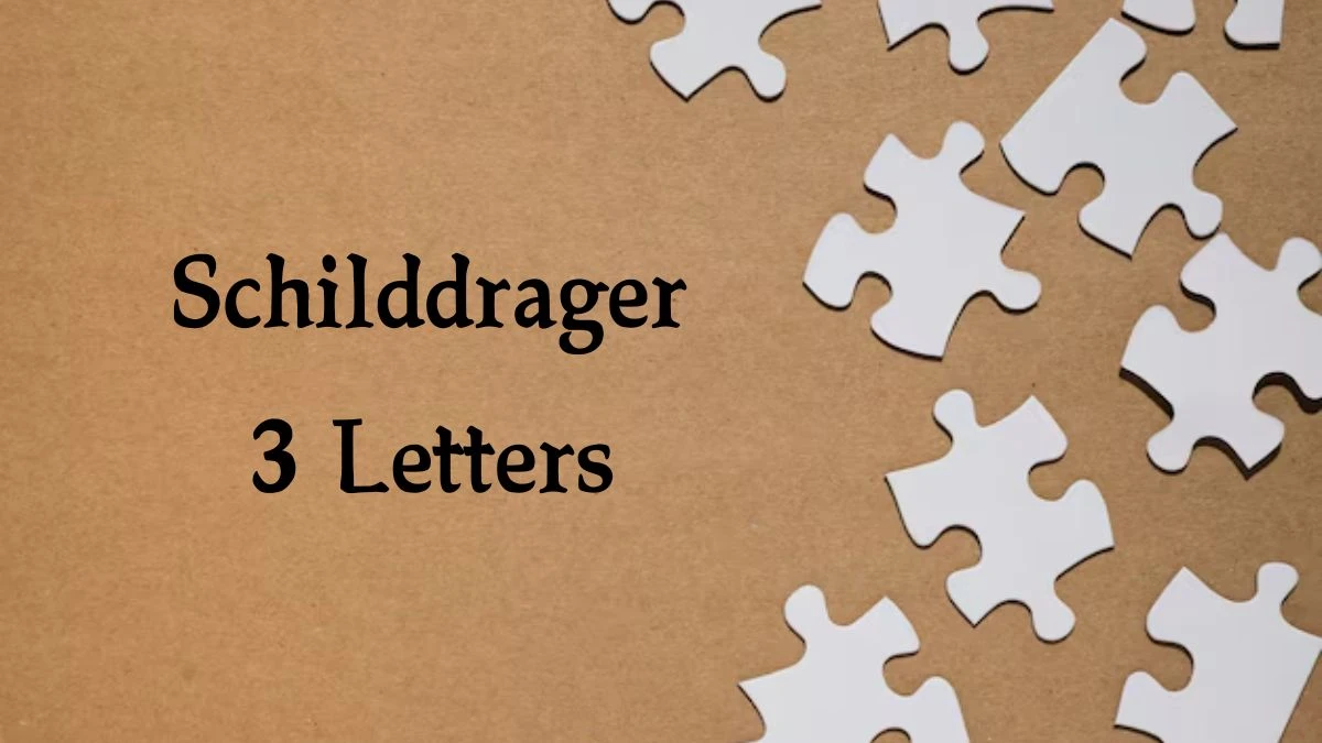 Schilddrager 3 Letters