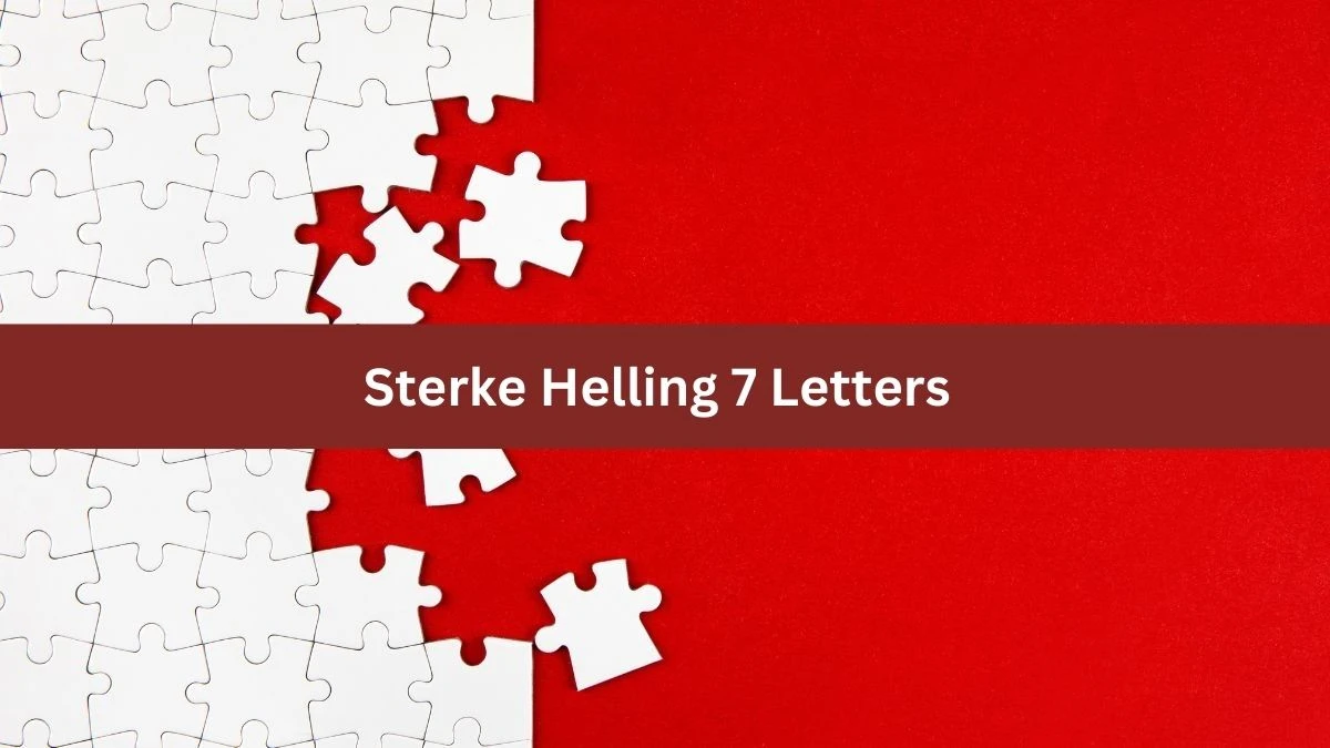 Sterke Helling 7 Letters