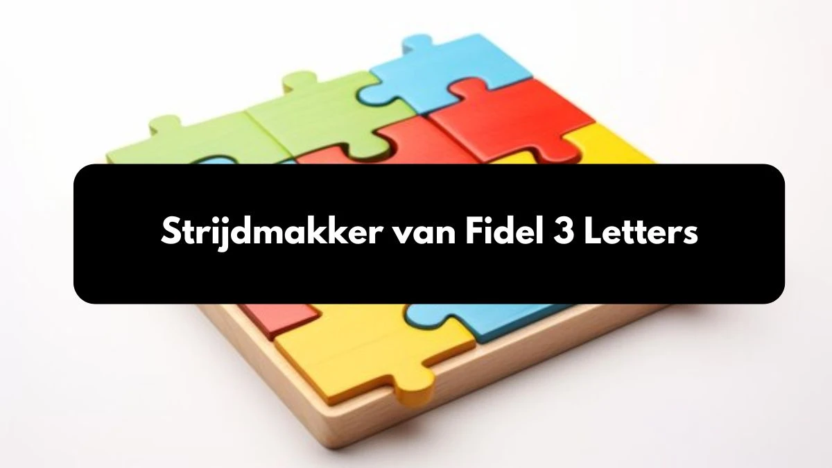 Strijdmakker van Fidel 3 Letters