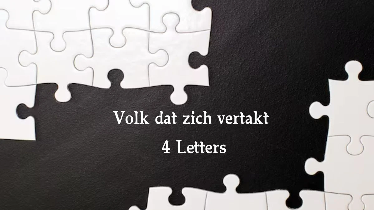 Volk dat zich vertakt 4 Letters