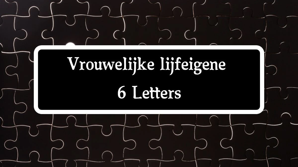 Vrouwelijke lijfeigene 6 Letters