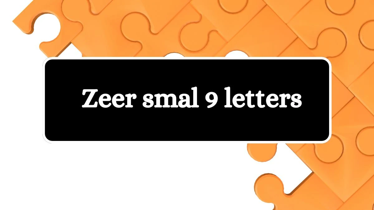 Zeer smal 9 Letters