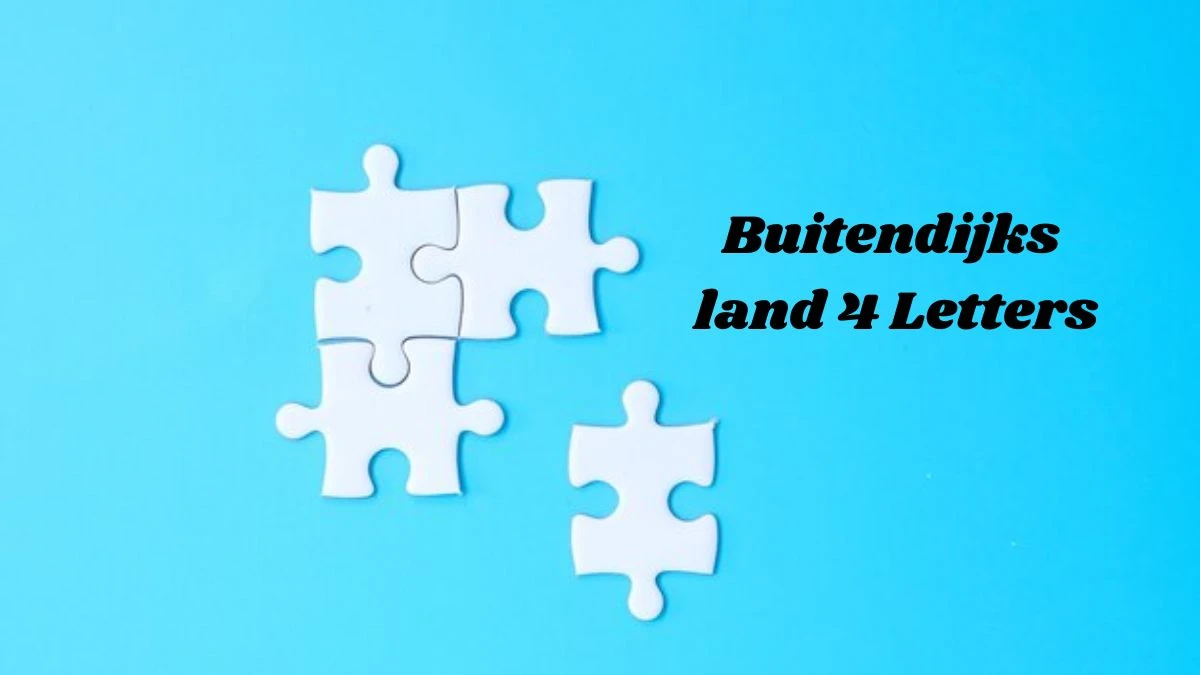 Buitendijks land 4 Letters