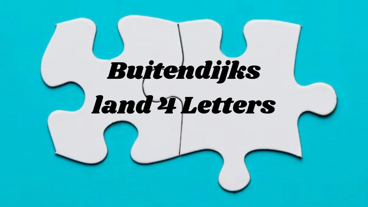 Buitendijks land 4 Letters