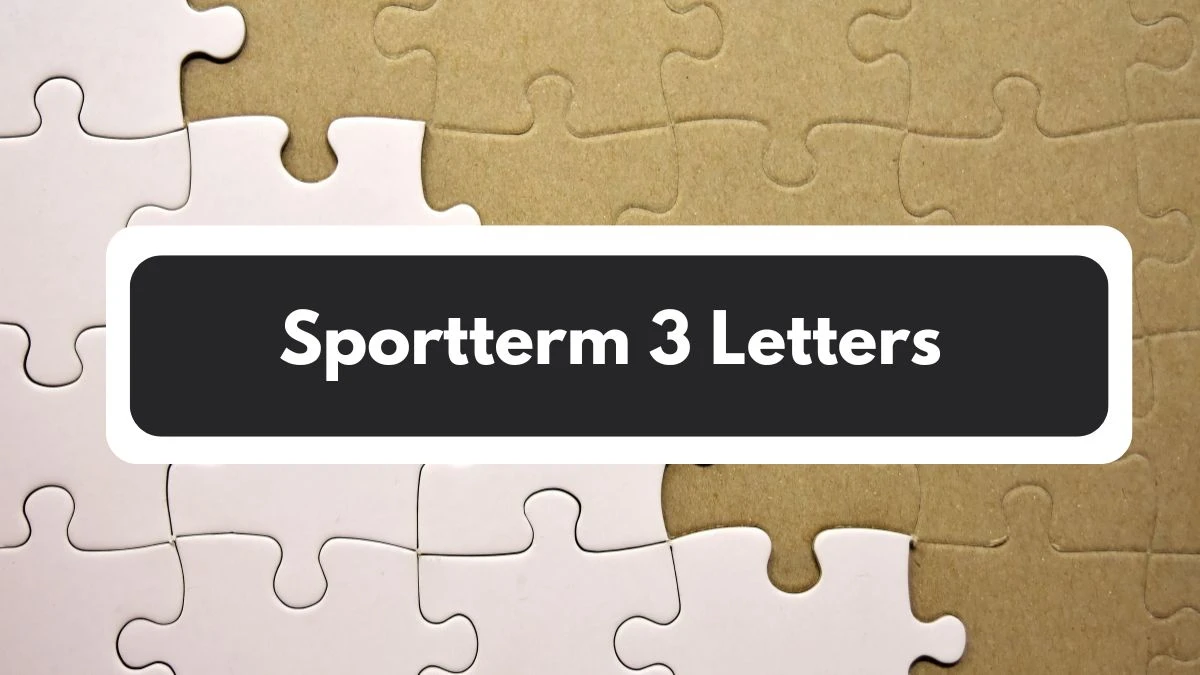 Sportterm 3 Letters