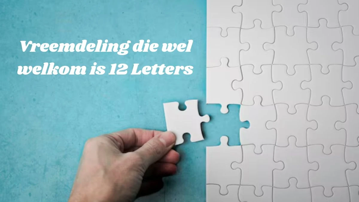 Vreemdeling die wel welkom is 12 Letters