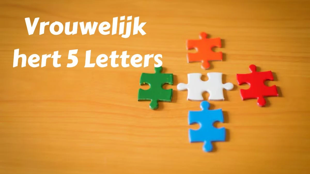 Vrouwelijk hert 5 Letters