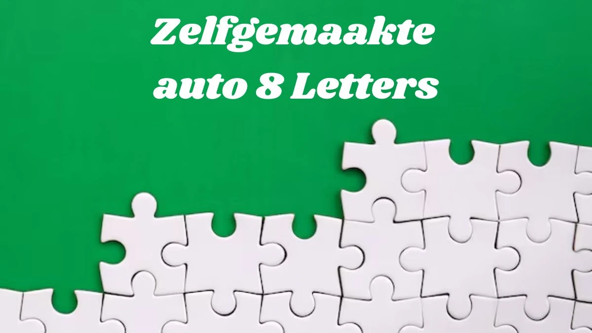 Zelfgemaakte auto 8 Letters