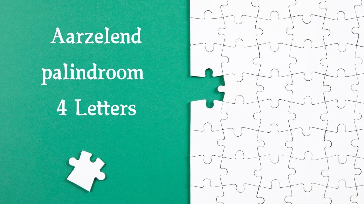 Aarzelend palindroom 4 Letters