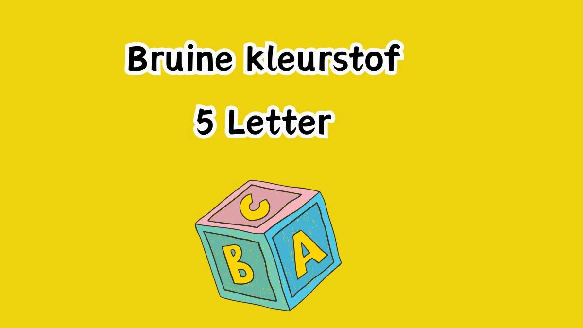 Bruine kleurstof 5 Letters Cryptogrammen