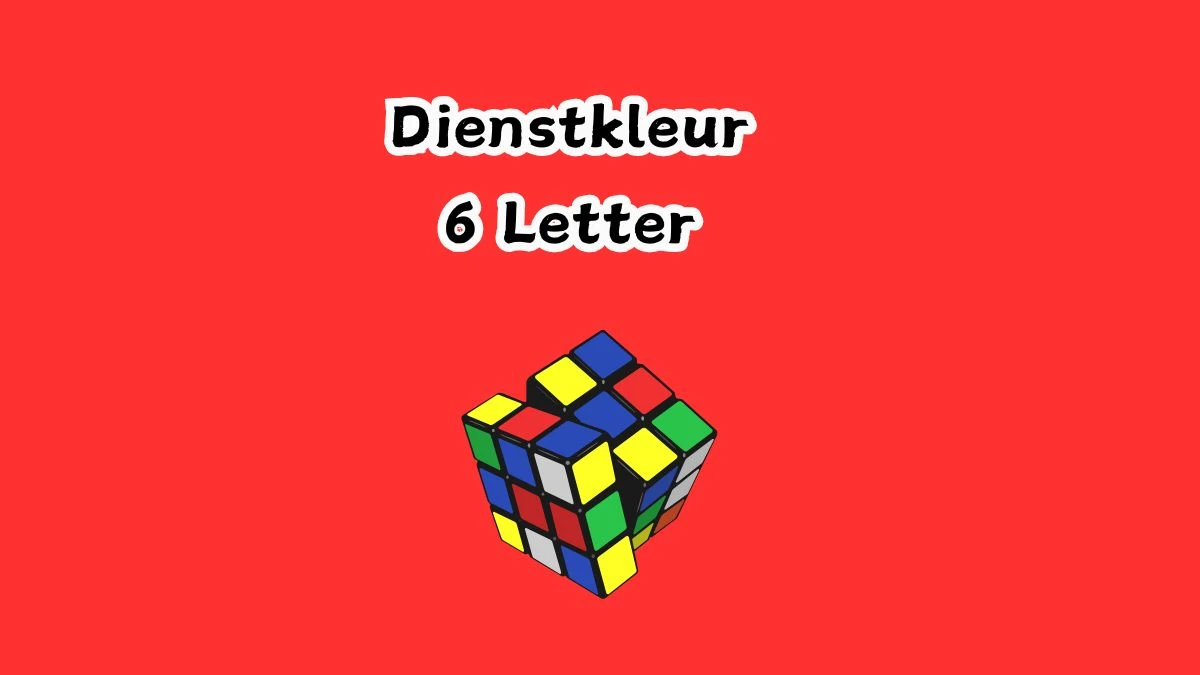 Dienstkleur 6 Letters Cryptogrammen