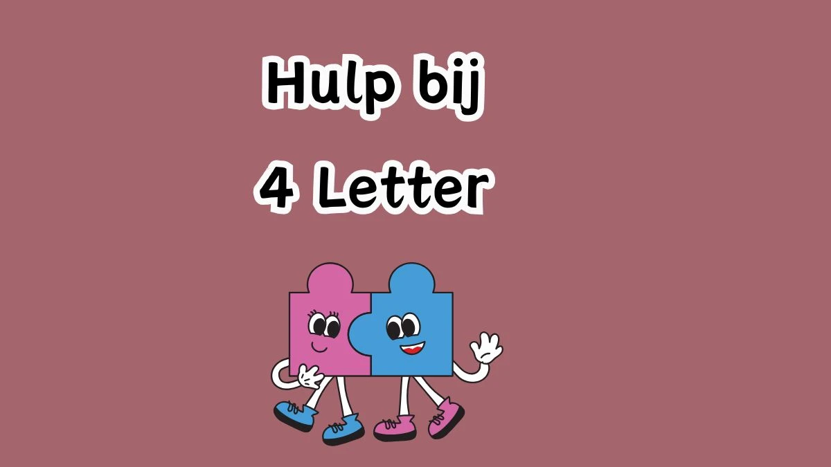 Hulp bij 4 Letters Cryptogrammen