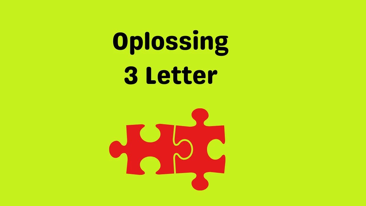 Oplossing 3 Letters Cryptogrammen