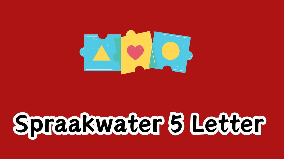 Spraakwater 5 Letters Cryptogrammen